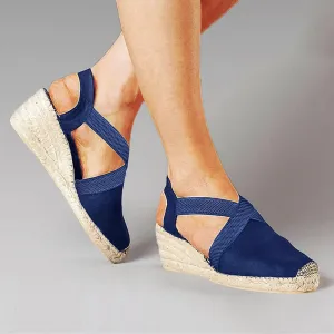 2025 Wedge Platform Espadrille Flats for Women 2025 Fashion Casual Closed Toe Cross Ankle Strap Slingback Chunky High Heels Dress Sandals,Wedge Slip On Loafers Summer Walking Shoes