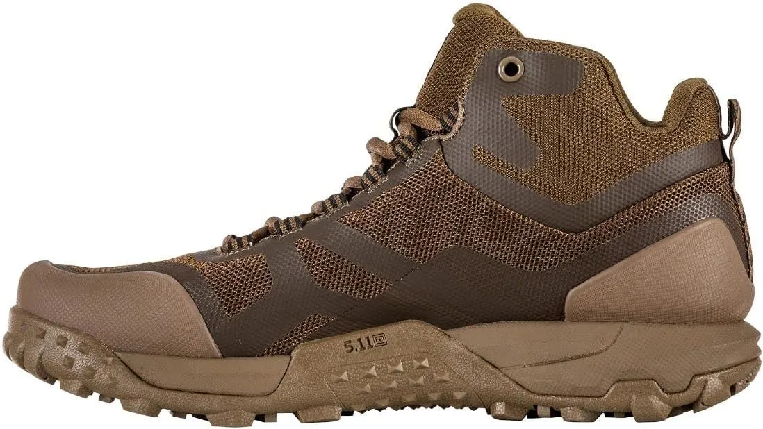 5.11 Tactical Work Shoes for Men, All-Terrain Mid-Boots for Patrol, Hiking, Outdoors, Regular or Wide Width, Style 12430