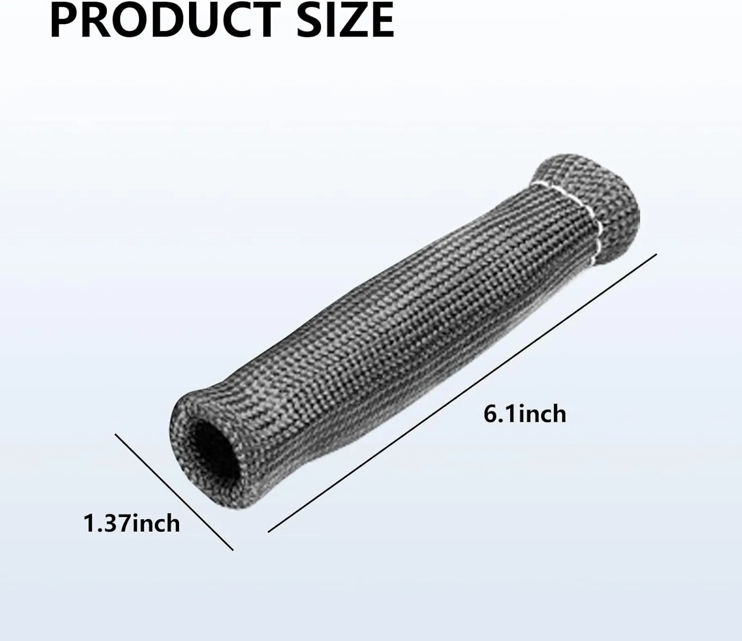 8 PCS Spark Plug Protect Boots, 1200 Degree Spark Plug Wire Boots Heat Shield Protector Sleeve, 6 Inch Heat Shield Thermal Protection Insulator Sleeve (Black)