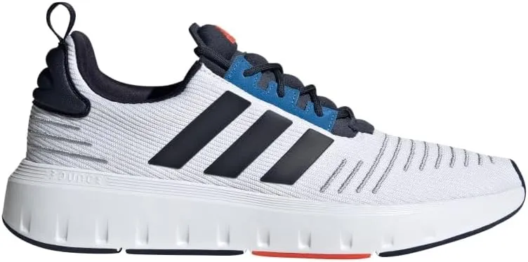 adidas Mens Swift Run 23 Lace Up Sneakers Shoes Casual - White