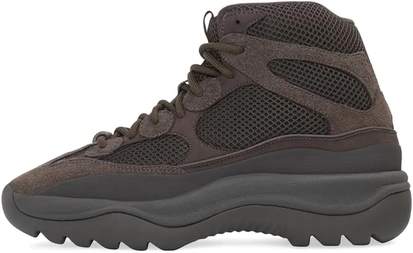 adidas Mens Yeezy Dsrt Lace Up Casual Boots Ankle - Grey