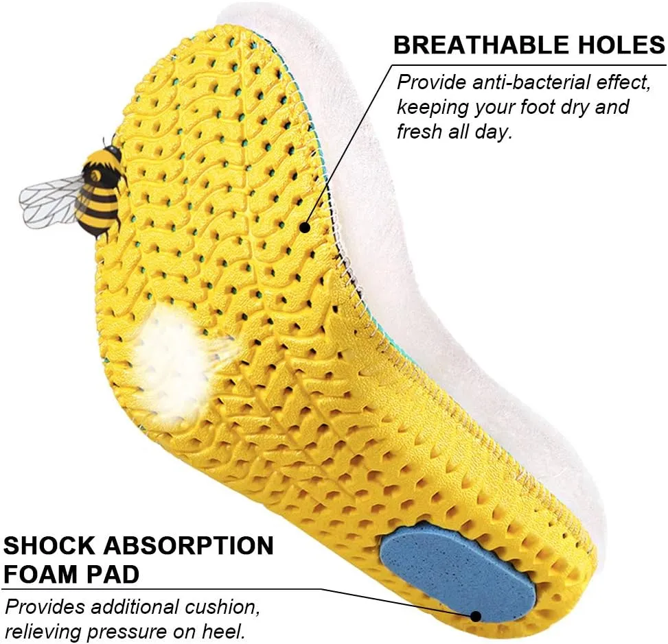 Ailaka Sheepskin Sport Wool Insoles for Women & Men, Premium Thick Fur Fleece Replacement Warm Inserts for Shoes Boots Slippers Sneakers