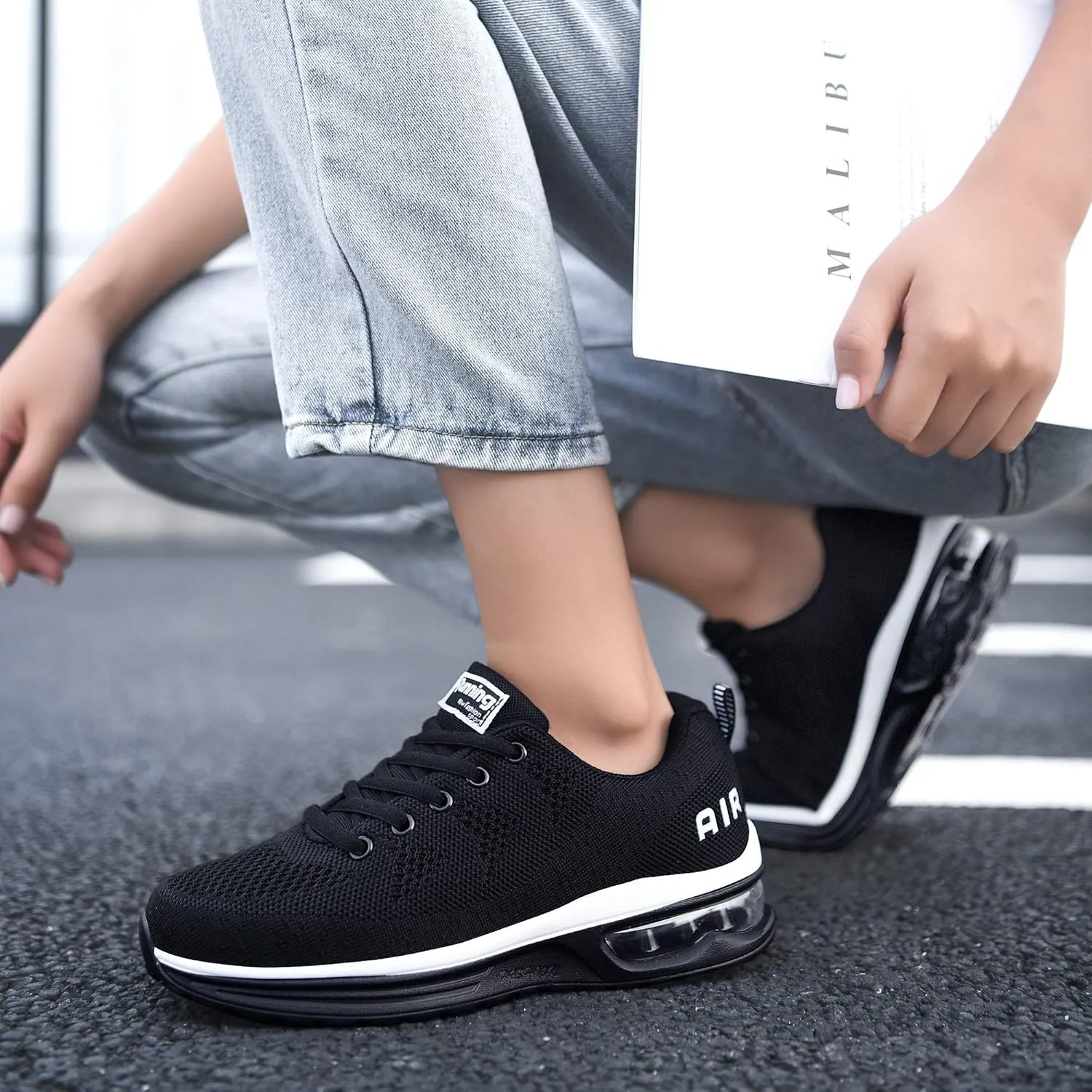Air Shoes for Women Athletic Sports Workout Gym Tennis Running Sneakers (Size 5.5-11)