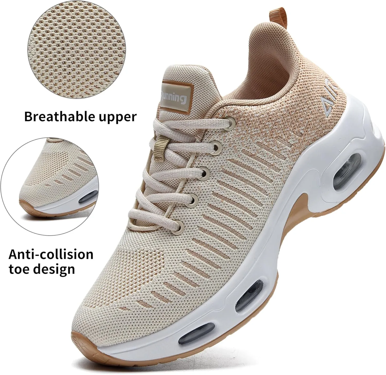 Air Shoes for Women Athletic Sports Workout Gym Tennis Running Sneakers (Size 5.5-11)