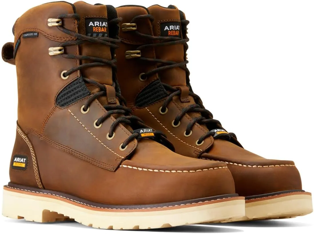Ariat Men's Rebar Lift 8" Waterproof Composite Toe Work Boot