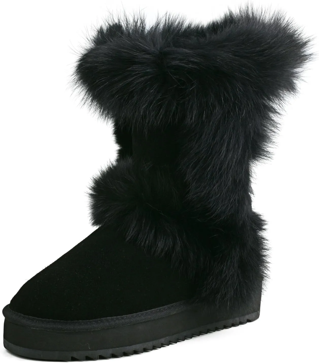 AUSLAND Women's Platform Winter Snow Boots 99256