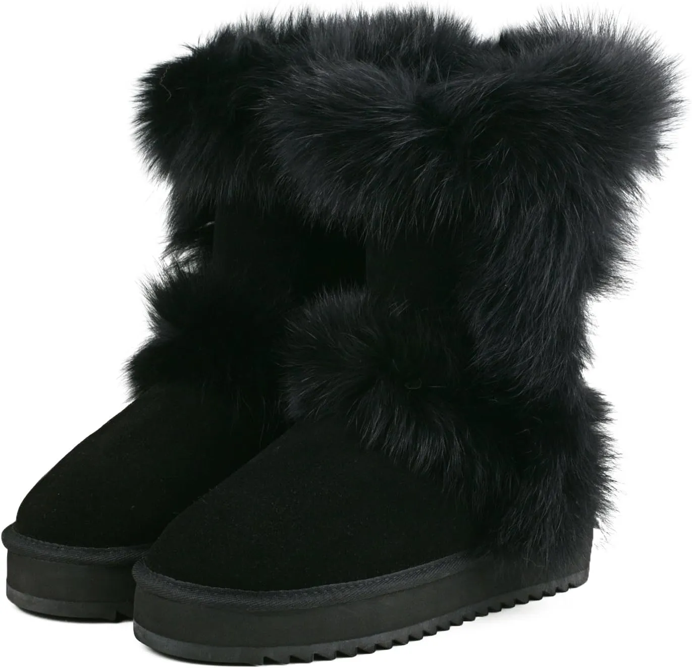 AUSLAND Women's Platform Winter Snow Boots 99256