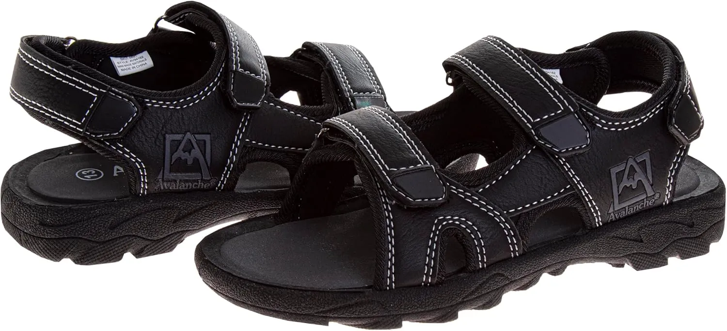 Avalanche Kids Hiking Sandals Summer Beach Outdoor Sport Sandals Boys Water Shoes Size 11-13 Little Kid 1-6 Big Kid