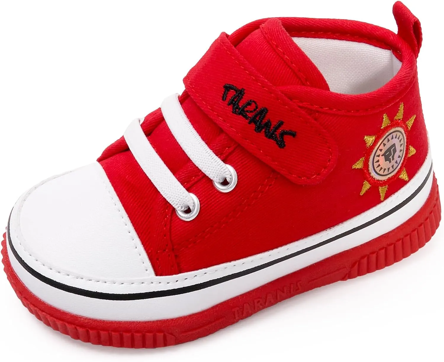 Baby Boys Girls Squeaky Shoes Anti-Slip Soft Rubber Sole Sneakers Toddler First Walkers