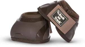 Back on Track Men's Performance Equine Durable Rubber Horse Protective Pair of Hoof Bell Boots with Loop Closure