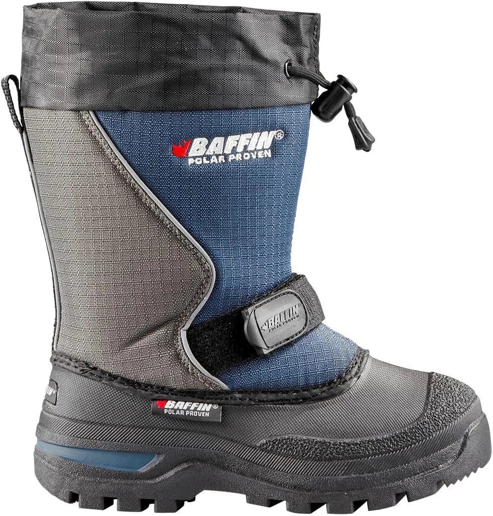 Baffin Kids' Junior MUSTANG Waterproof Insulated Tundra Rated Breathable Nylon/Rubber Tall Height Winter Outdoor Snow Boots
