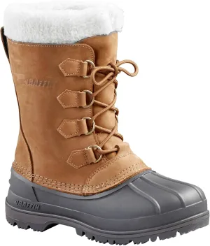Baffin Women's CANADA Winter Boots | Waterproof Insulated Leather Boots for Cold Weather | Faux-Fur Collar & GelFlex Midsole