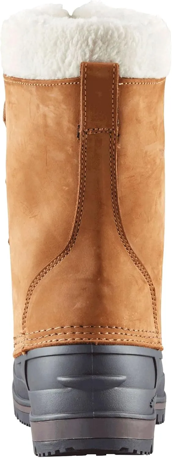 Baffin Women's CANADA Winter Boots | Waterproof Insulated Leather Boots for Cold Weather | Faux-Fur Collar & GelFlex Midsole