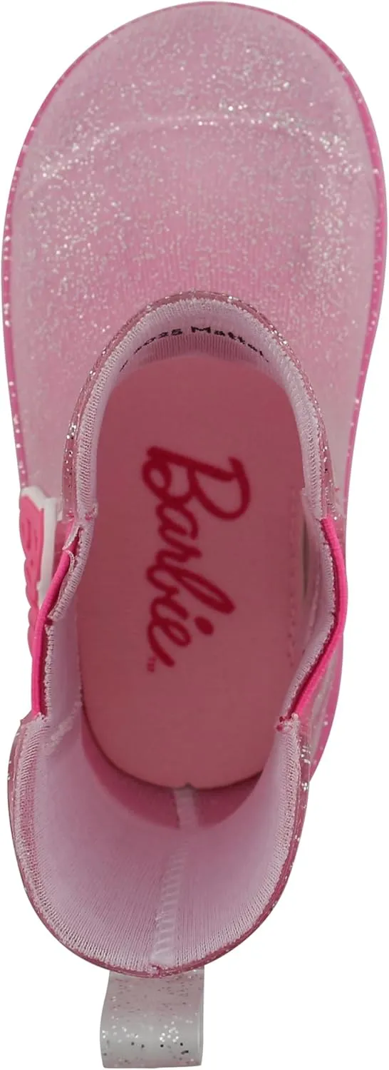 Barbie Toddler Chelsea Rain Boots, Waterproof Rubber Kids Boots