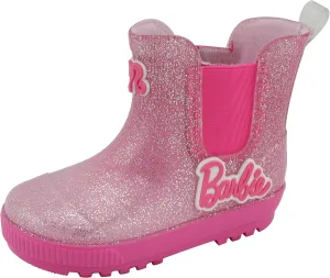 Barbie Toddler Chelsea Rain Boots, Waterproof Rubber Kids Boots