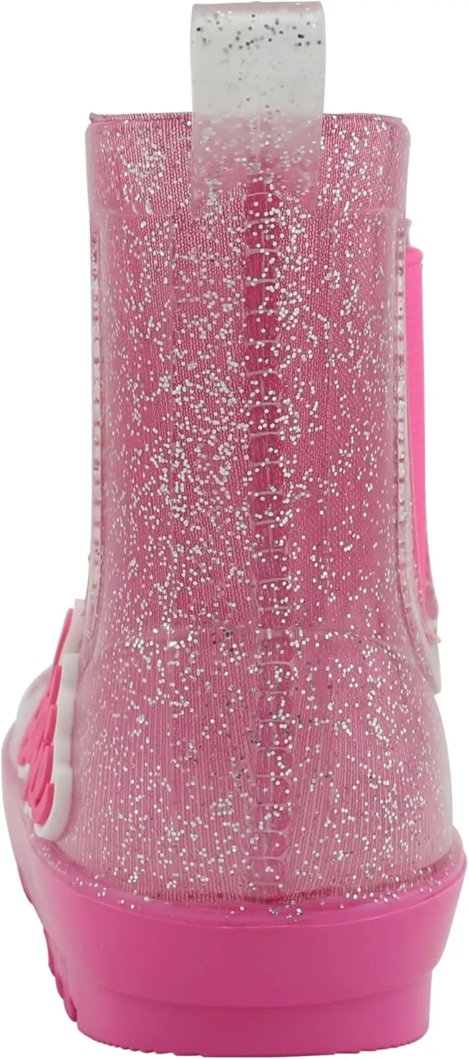Barbie Toddler Chelsea Rain Boots, Waterproof Rubber Kids Boots