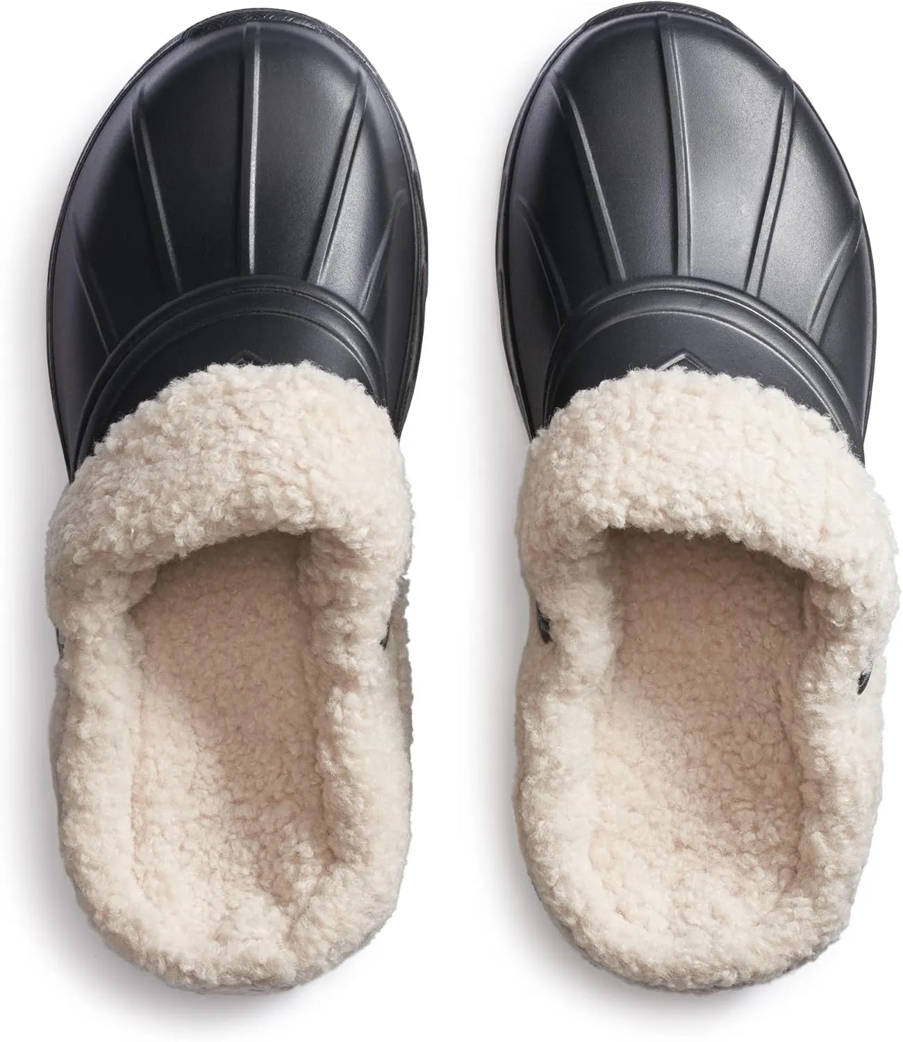 BASS OUTDOOR Men's Field Slide Sherpa Lined Slipper