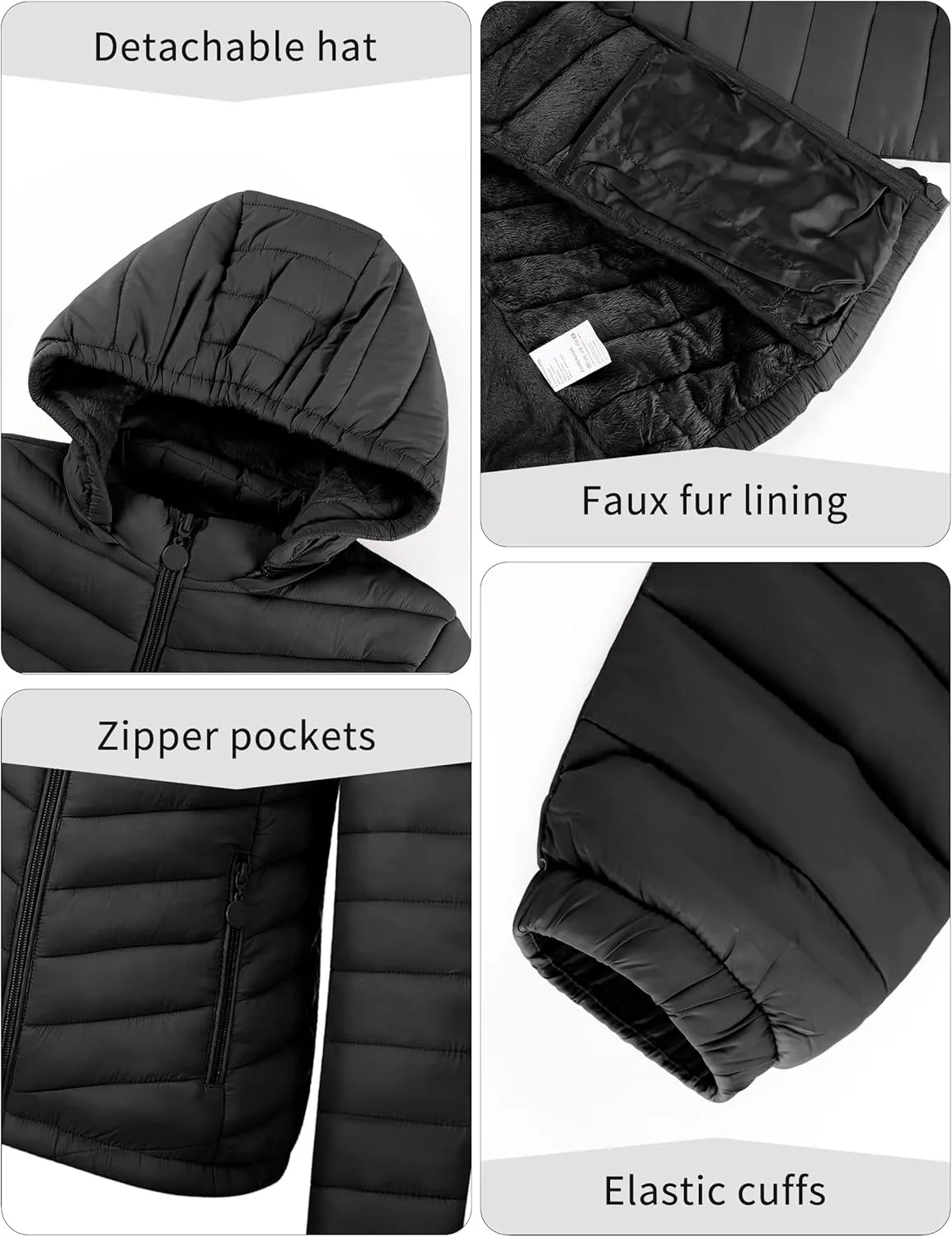 Bellivera Women's Quilted Lightweight Jacket Puffer Coat Women Bubble for Spring and Winter