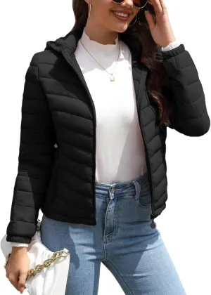 Bellivera Women's Quilted Lightweight Jacket Puffer Coat Women Bubble for Spring and Winter