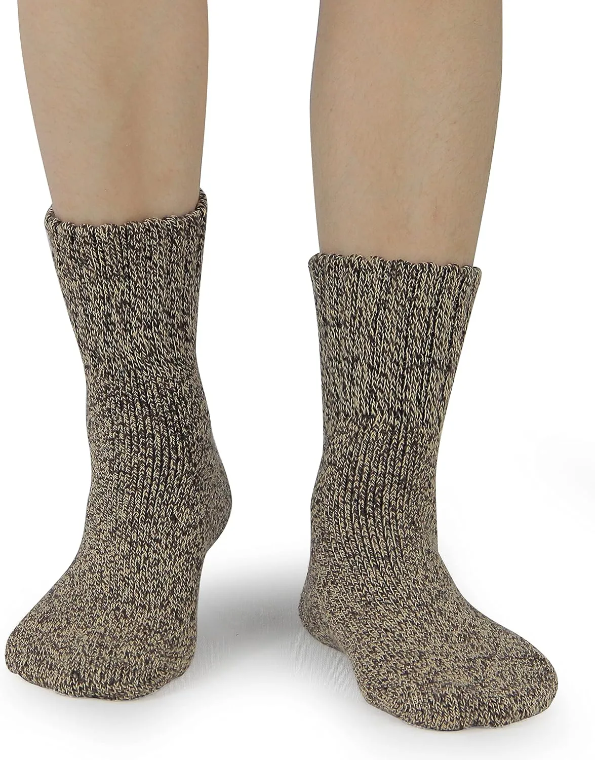BenSorts Women's Winter Boots Socks Thick Warm Cozy Crew Socks Solid Color Gifts