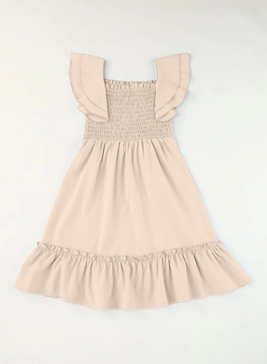 blibean Tween Girls Elegant Ruffle Sleeve Dresses Size 6-15 Years