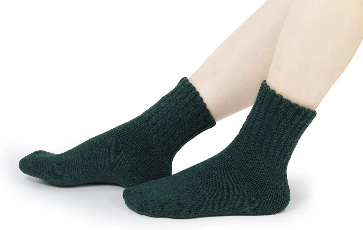 BomKinta Boot Socks for Women Winter Solid Thick Warm Socks Cozy Crew Socks Christmas Gift