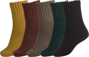 BomKinta Boot Socks for Women Winter Solid Thick Warm Socks Cozy Crew Socks Christmas Gift