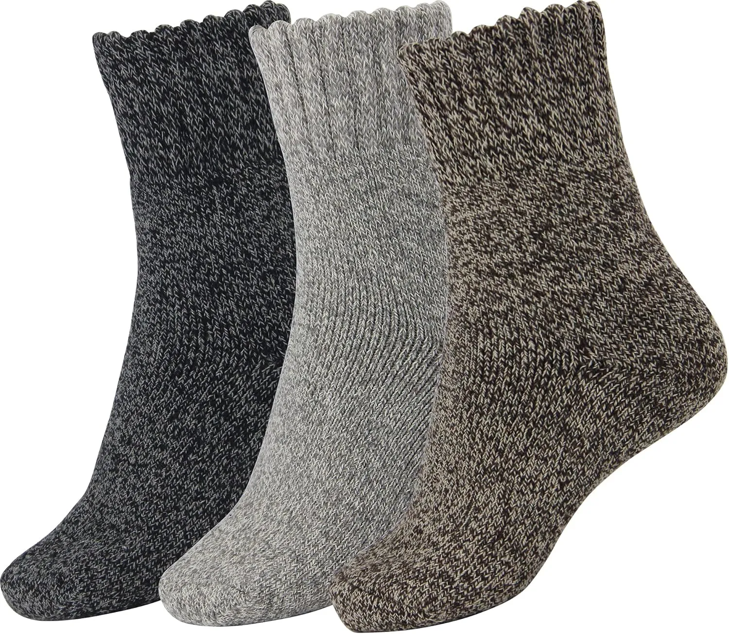 BomKinta Boot Socks for Women Winter Solid Thick Warm Socks Cozy Crew Socks Christmas Gift
