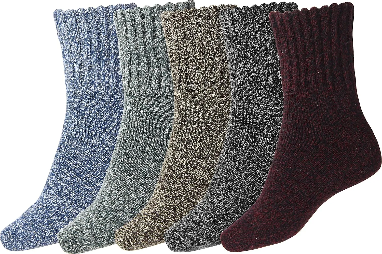 BomKinta Boot Socks for Women Winter Solid Thick Warm Socks Cozy Crew Socks Christmas Gift