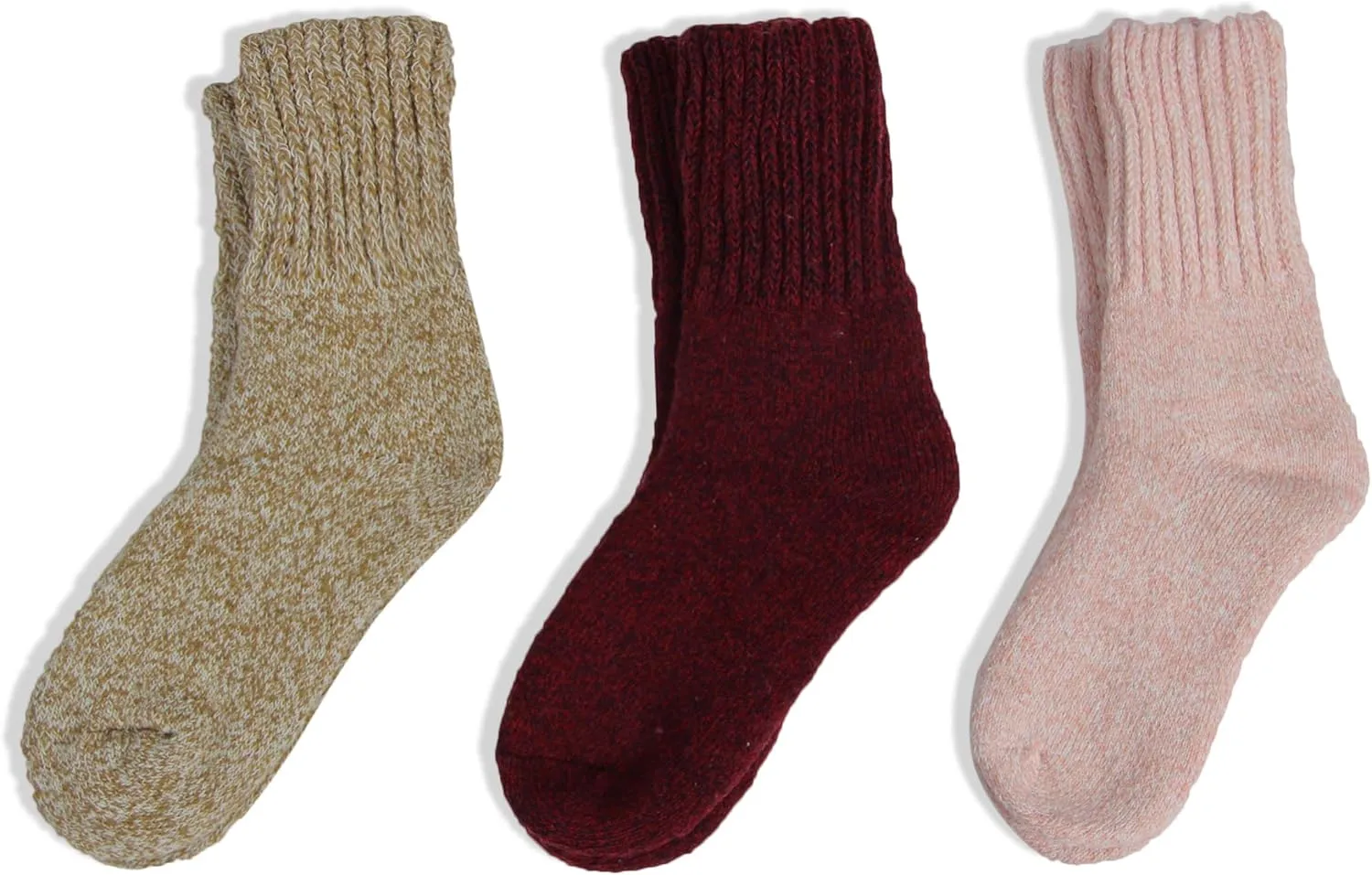 BomKinta Boot Socks for Women Winter Solid Thick Warm Socks Cozy Crew Socks Christmas Gift
