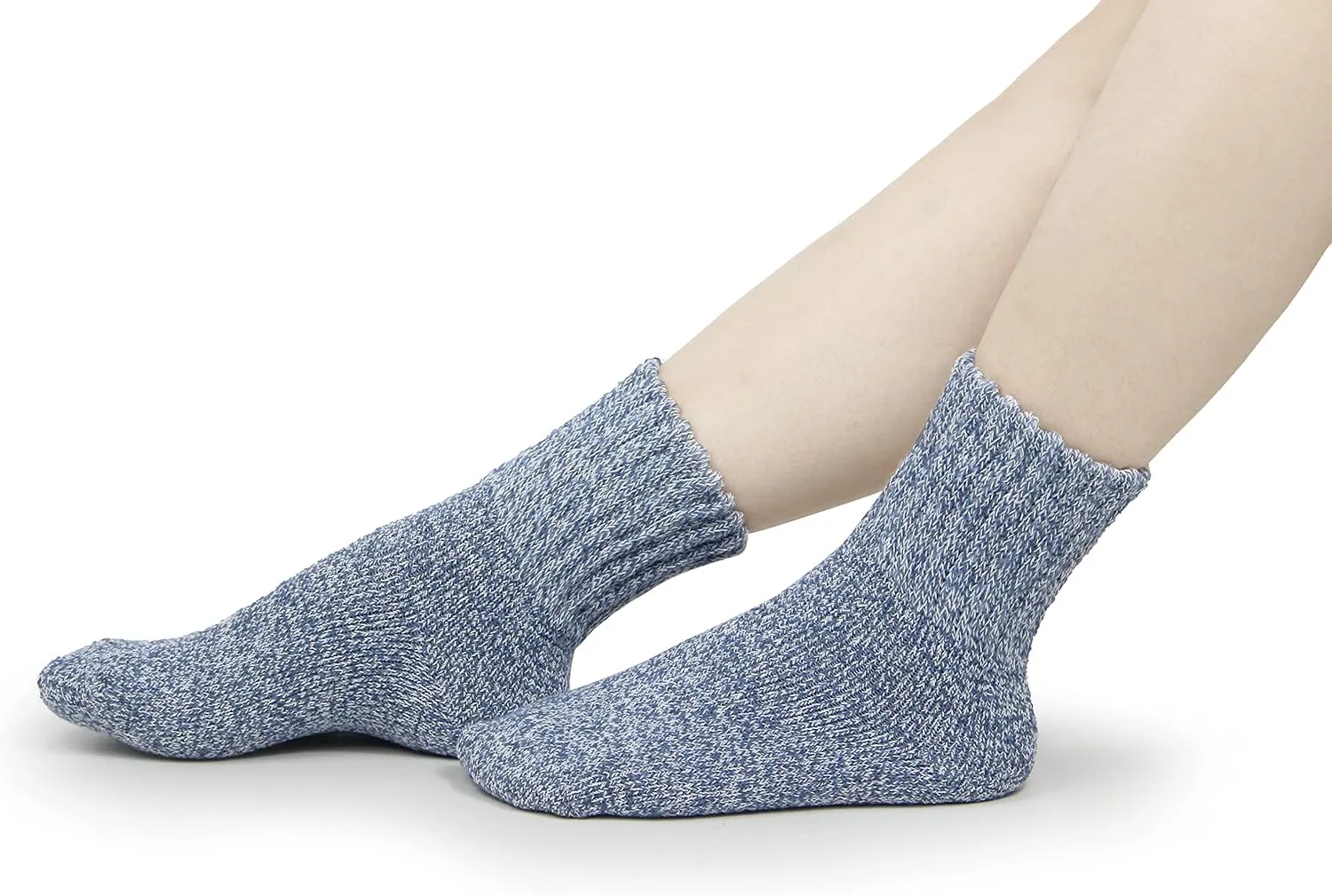 BomKinta Boot Socks for Women Winter Solid Thick Warm Socks Cozy Crew Socks Christmas Gift