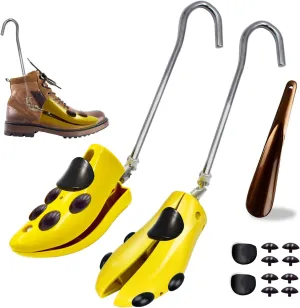 Boot Stretchers for Cowboy Boots, 2 Pack Adjustable Shoe Boot Stretcher for Men's Women's Thick Wide Feet