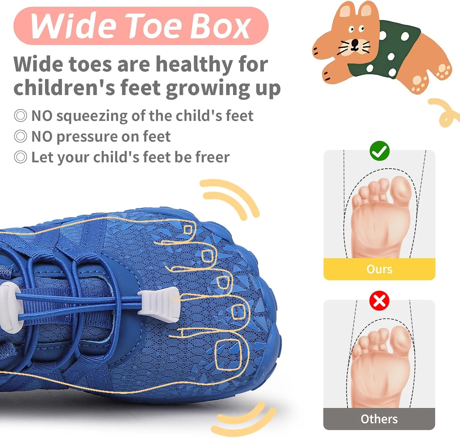 Boys Girls Barefoot Shoes Kids Toddler Wide Toe Box Minimalist Zero Drop Water Shoes Footwear Athletic Sneakers for Wrestling Hiking Camping Skateboard Climbing Running Training Sport Light Breathable