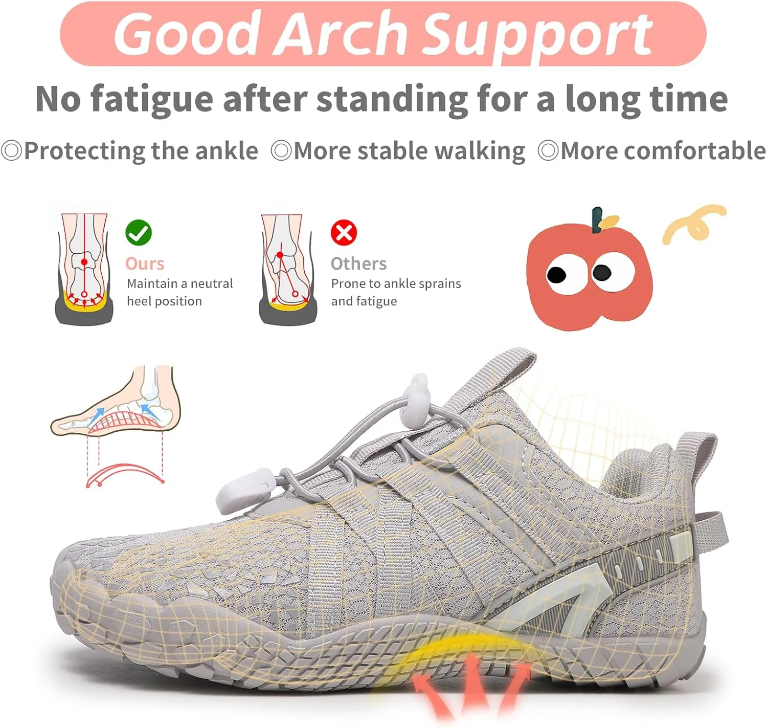 Boys Girls Barefoot Shoes Kids Toddler Wide Toe Box Minimalist Zero Drop Water Shoes Footwear Athletic Sneakers for Wrestling Hiking Camping Skateboard Climbing Running Training Sport Light Breathable