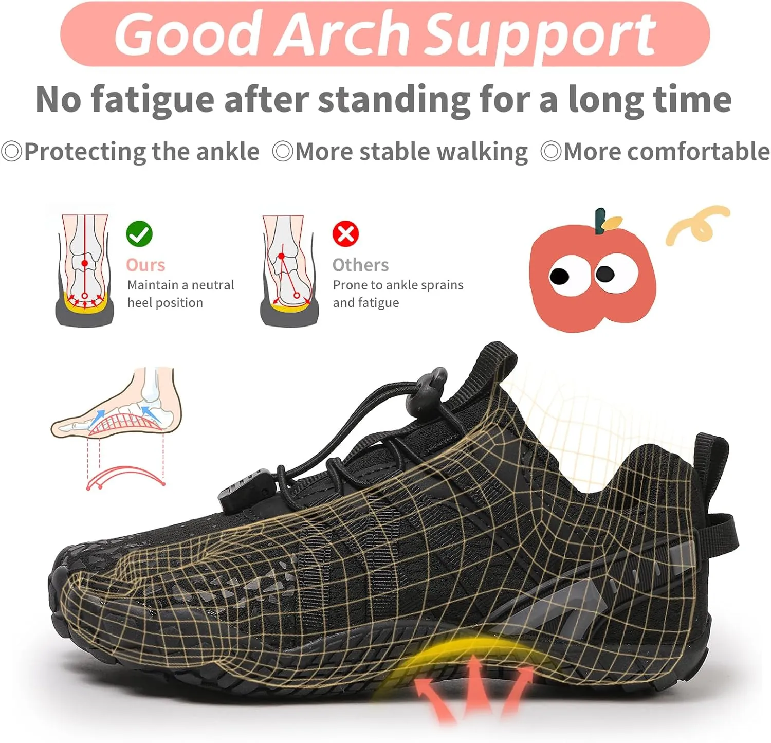 Boys Girls Barefoot Shoes Kids Toddler Wide Toe Box Minimalist Zero Drop Water Shoes Footwear Athletic Sneakers for Wrestling Hiking Camping Skateboard Climbing Running Training Sport Light Breathable
