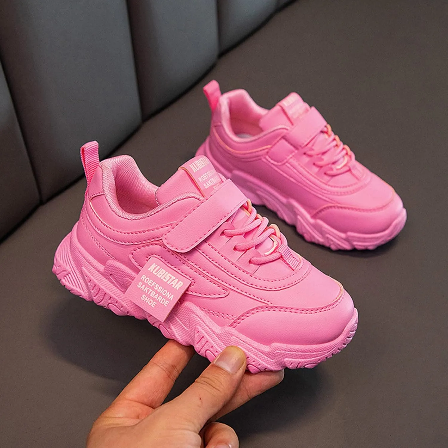 Boys Girls Fashion Sneakers Toddler Kids Walking Running Shoes Thick Sole Non Slip Tennis Sport Athletic Shoes
