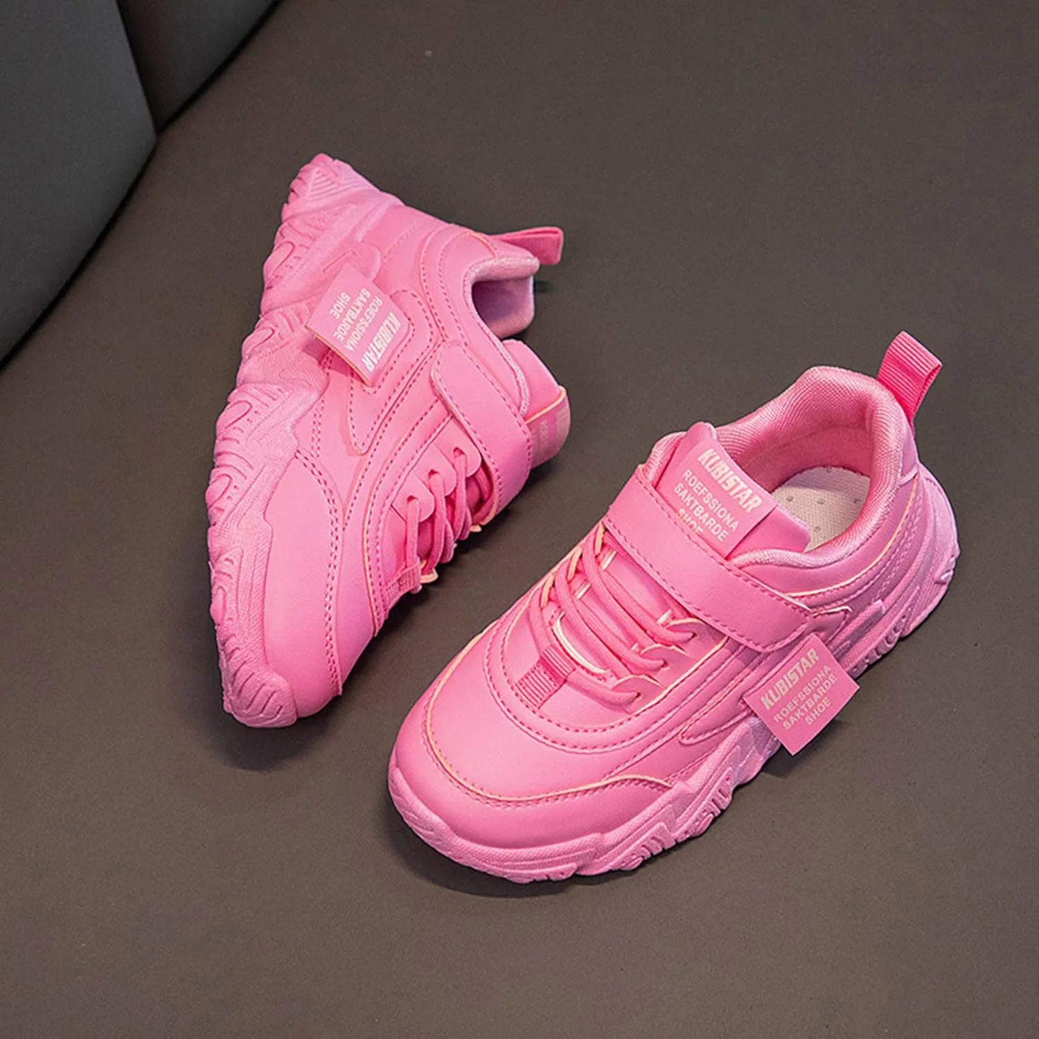 Boys Girls Fashion Sneakers Toddler Kids Walking Running Shoes Thick Sole Non Slip Tennis Sport Athletic Shoes