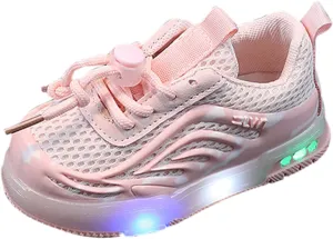 Boys Girls Sneakers Girls and Boys Spring Summer and Autumn Children's Mesh Breathable Small Breathable Running Shoes