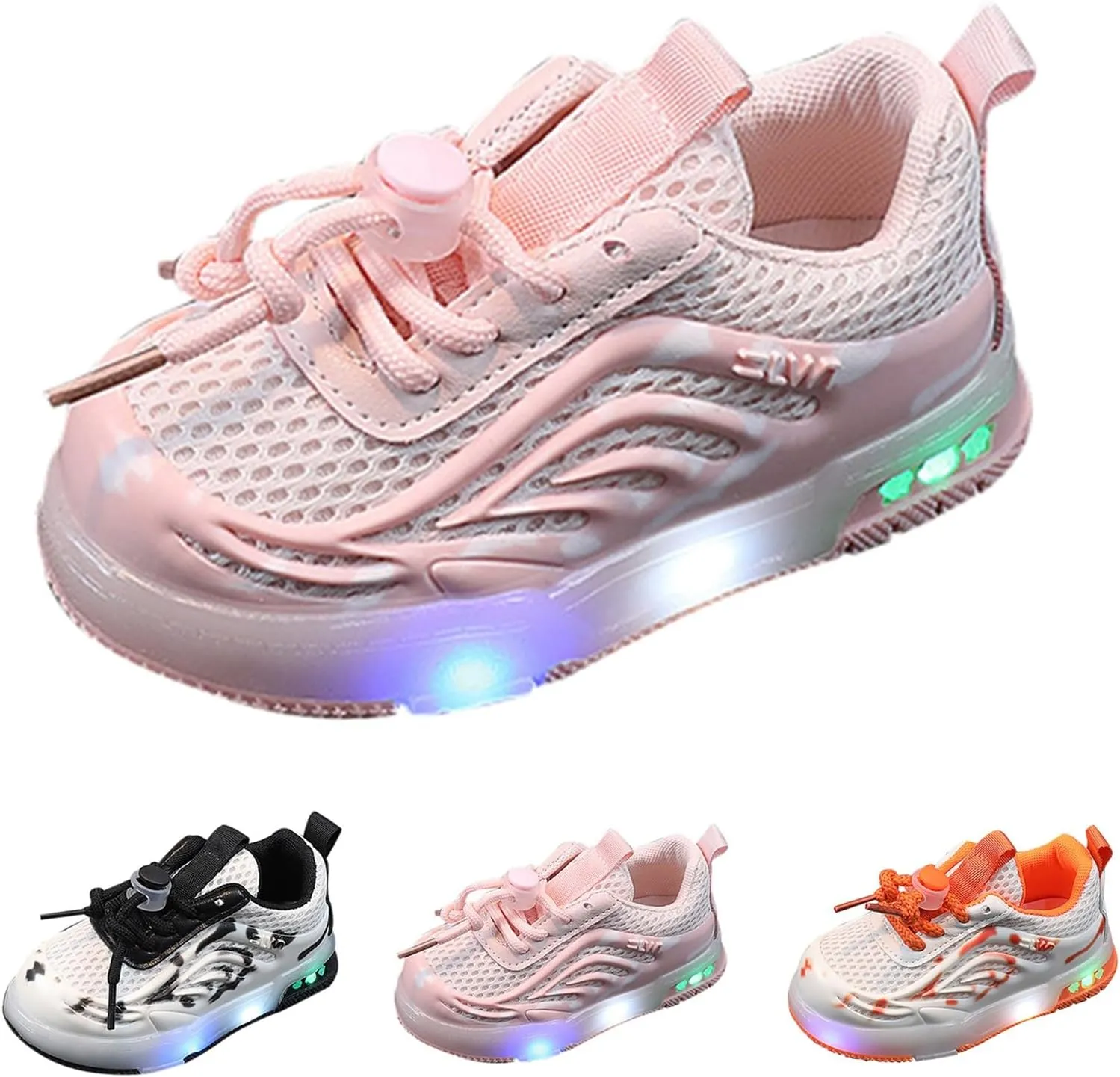 Boys Girls Sneakers Girls and Boys Spring Summer and Autumn Children's Mesh Breathable Small Breathable Running Shoes