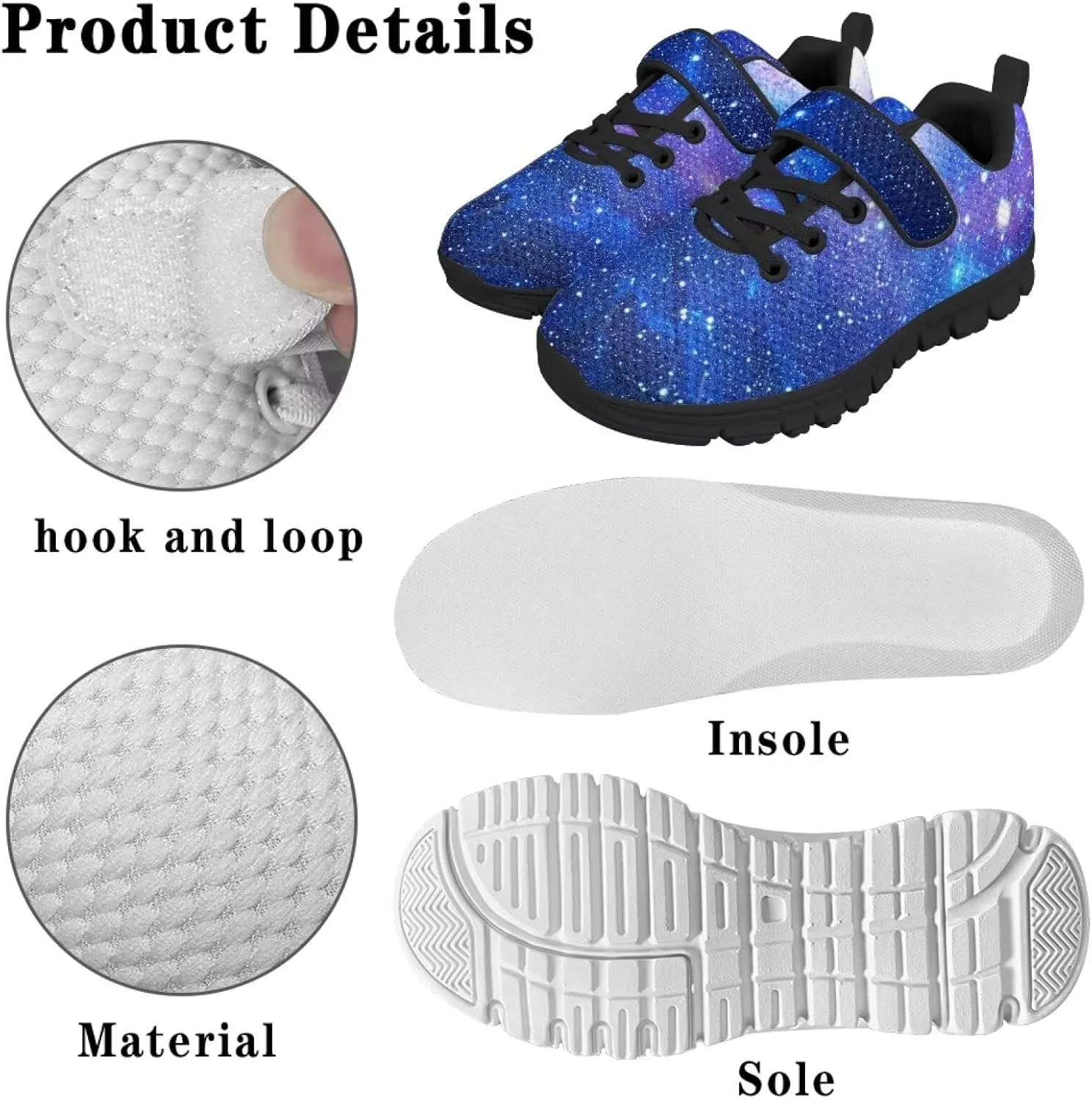 Boy's Single Buckle Sneakers,Teen Girl Anti-Skid Spring Walking Shoes Wear Resistant Sneakers for Jogging Cycling