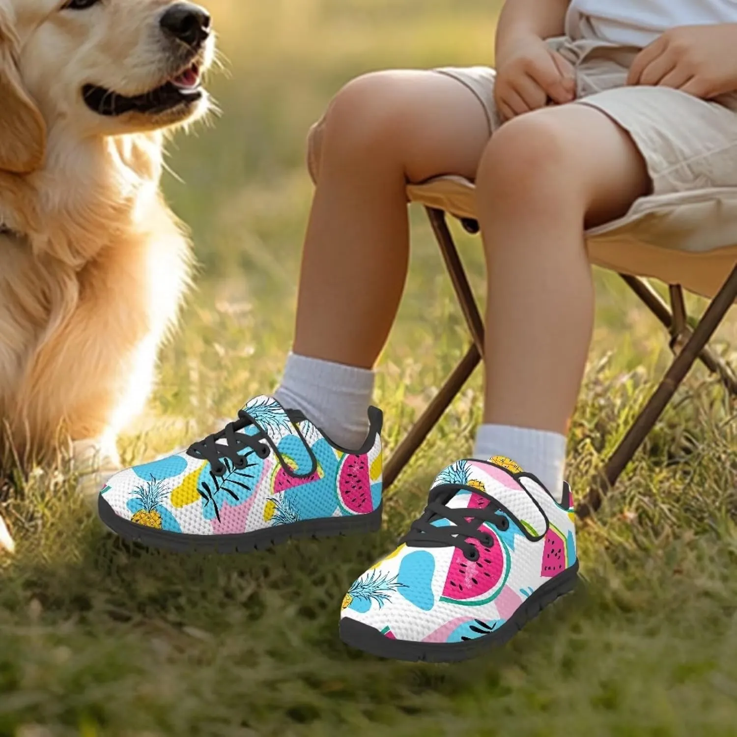 Boy's Single Buckle Sneakers,Teen Girl Anti-Skid Spring Walking Shoes Wear Resistant Sneakers for Jogging Cycling