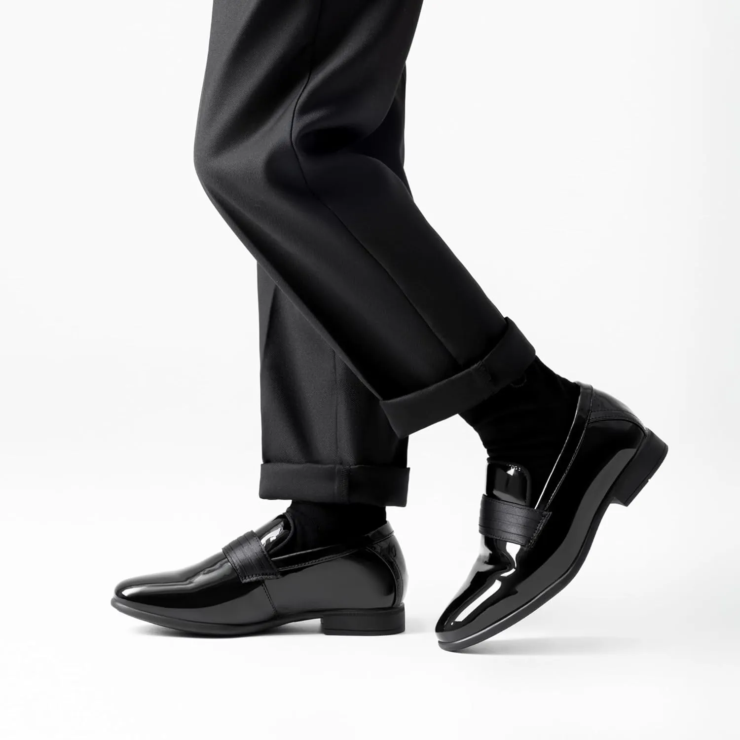 Bruno Marc Boys Dress Shoes Slip-on Loafers Formal Tuxedo Shoes