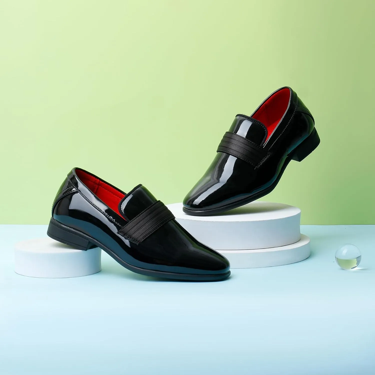 Bruno Marc Boys Dress Shoes Slip-on Loafers Formal Tuxedo Shoes