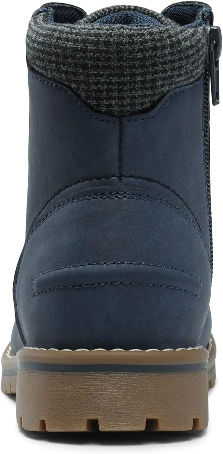 Bruno Marc Boys Girls Ankle Boots Side Zipper Outdoor Comfort Autumn Winter Boots(Toddler/Little Kid/Big Kid)