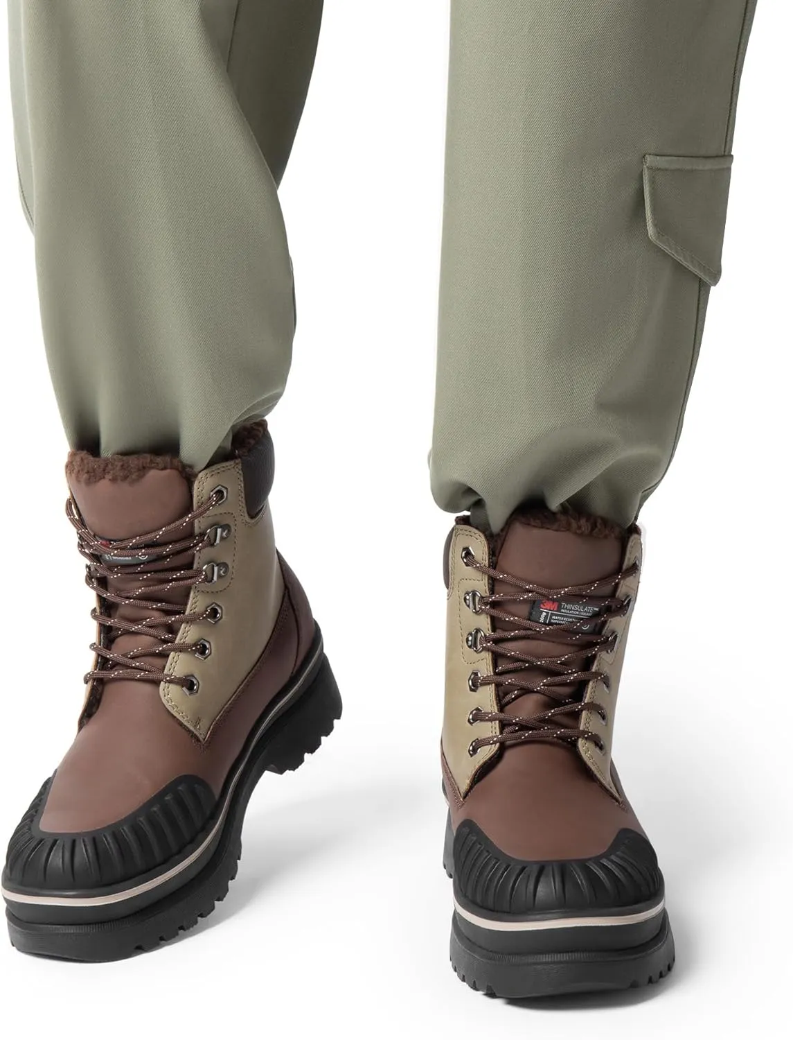 Bruno Marc Men's Snow Winter Insulated Waterproof Outdoor Boots