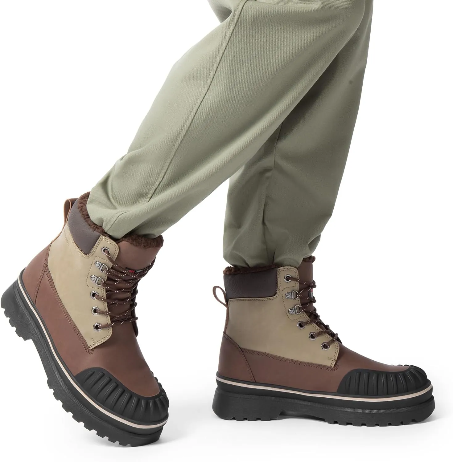 Bruno Marc Men's Snow Winter Insulated Waterproof Outdoor Boots