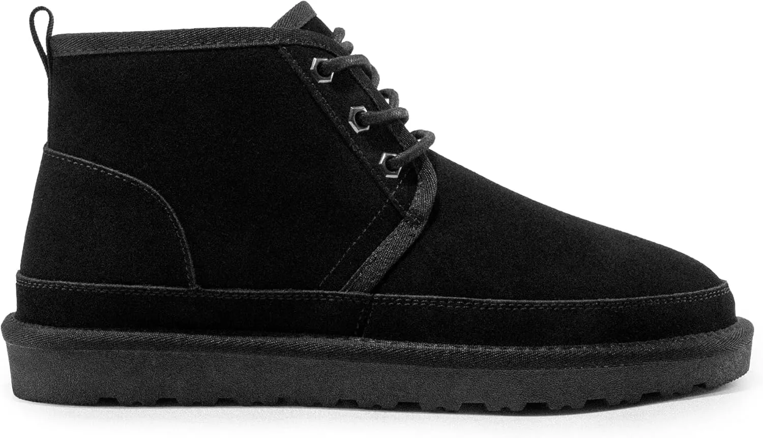 Bruno Marc Men's Winter Snow Boots FuzzyGo Cozy Suede Leather Cold Weather Warm Outdoor Casual Ankle Boots