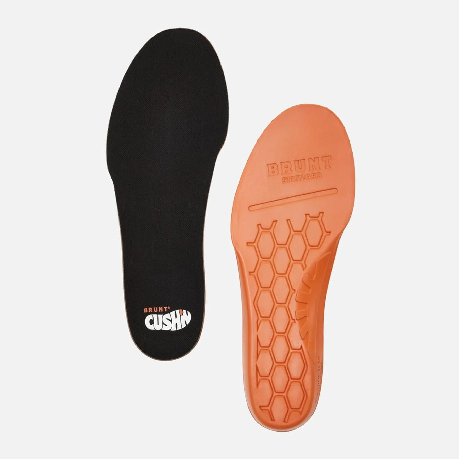 BRUNT Standard CUSH’N Insoles - Comfort Wook Boot Insoles - Built with CUSH’N Technology - Moisture Wicking - Anti-Odor Treatment - Bonus Memory Foam Layer