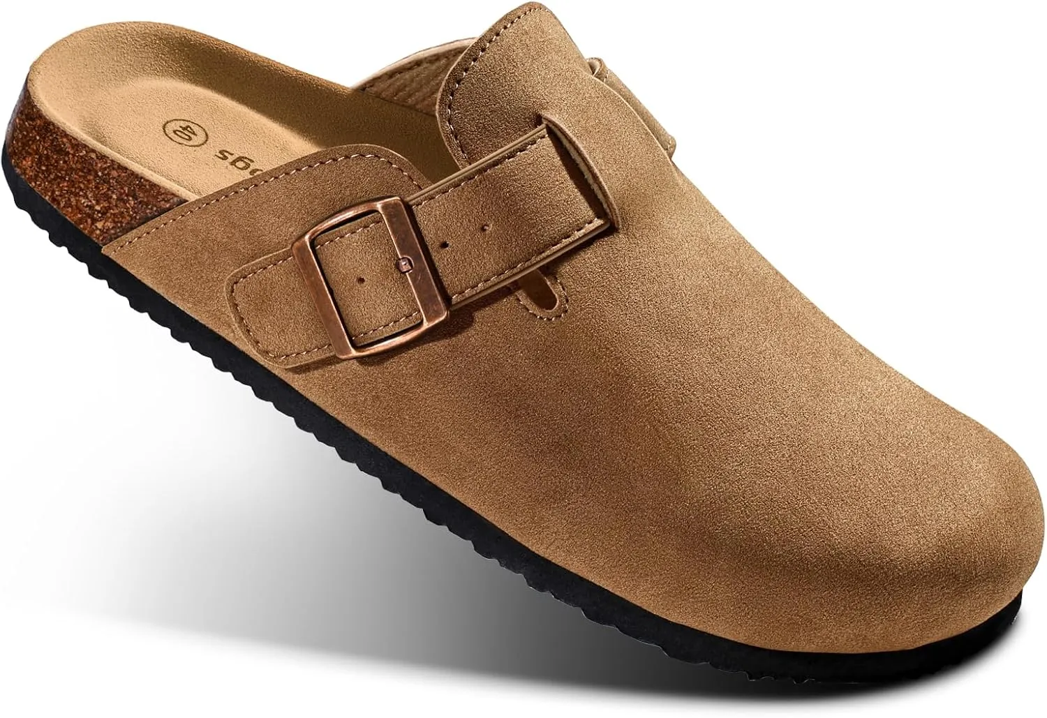 BULLIANT Women Clogs-Comfortable Mules Slippers Sandals Nurse Shoes Unisex for Men-Cushioned Footed Flannel-Lined Upper