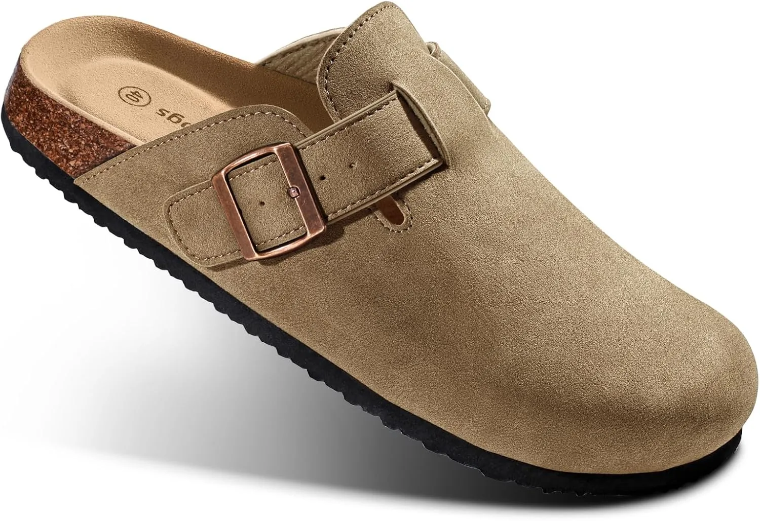 BULLIANT Women Clogs-Comfortable Mules Slippers Sandals Nurse Shoes Unisex for Men-Cushioned Footed Flannel-Lined Upper